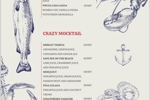 Casa Lagoa Restaurant & Bar - Drinks Menu 06