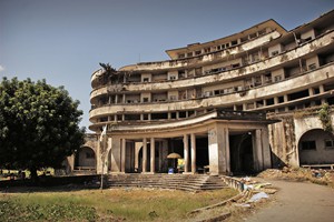 Another angle of the Grand Hotel Beira once a prestigeous venue to book at