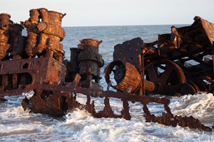 Another shot of the Macuti shipwreck