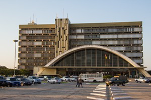 Retro 1960s Beira Railway Station