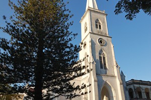 Stunning colonial architechure of Beira's Catholic Cathedral