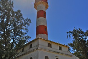 Sunny skies above the Macuti Lighthouse